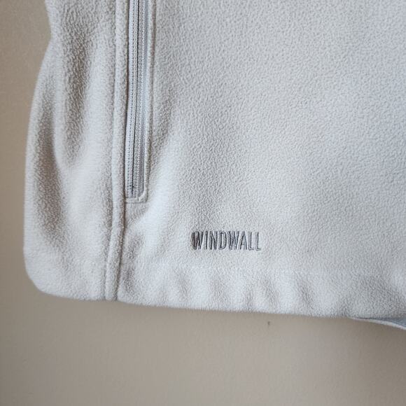 The North Face Windwall Fleece Vest Full Zip Cream Pockets Womens Size Small? - Picture 4 of 9